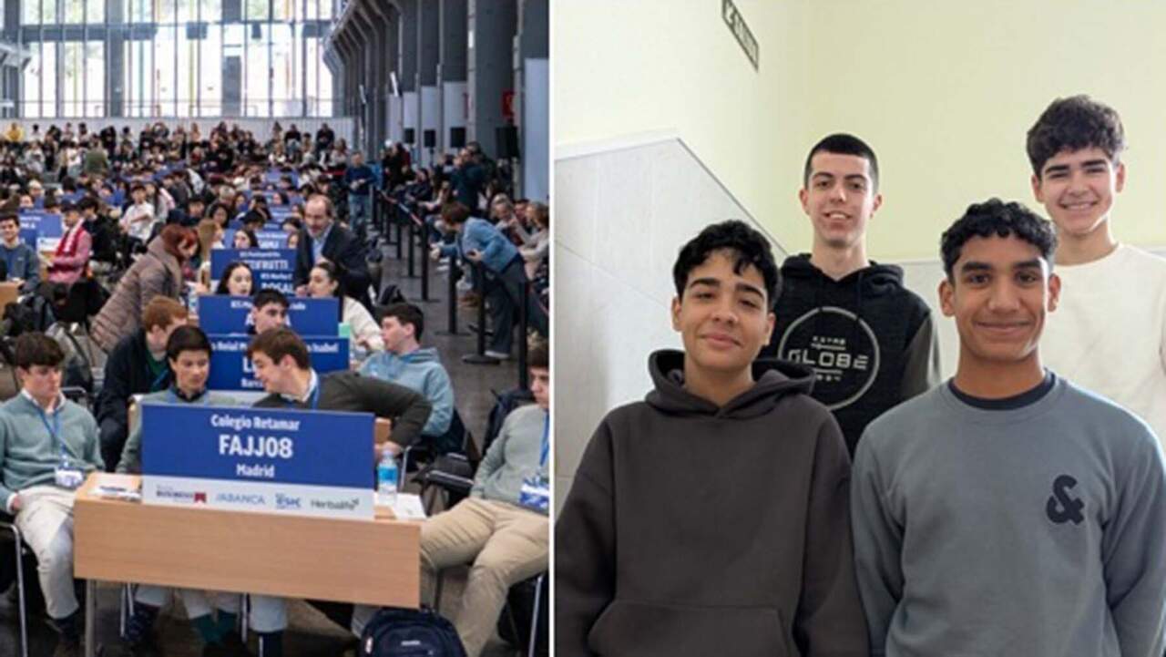 Cuatro alumnos de un colegio de Pamplona pelean por ser el mejor empresario virtual de España