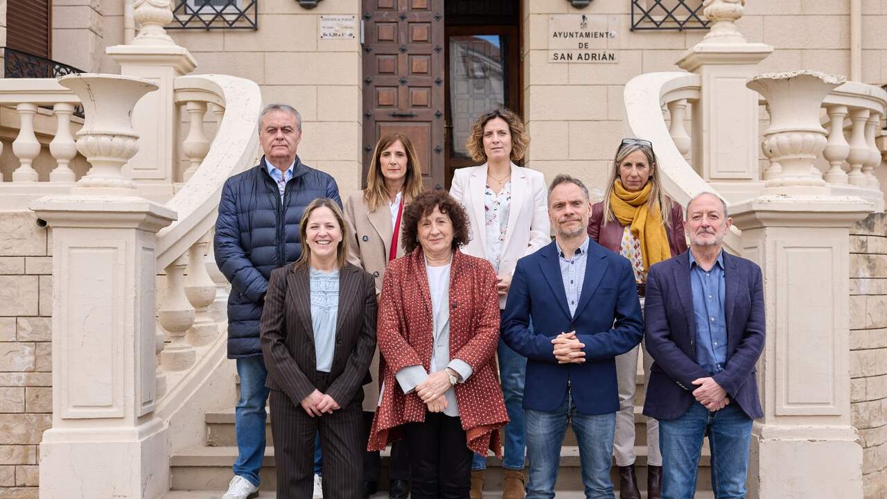 San Adrián prueba un plan pionero para ir al trabajo con menos accidentes y menos atascos