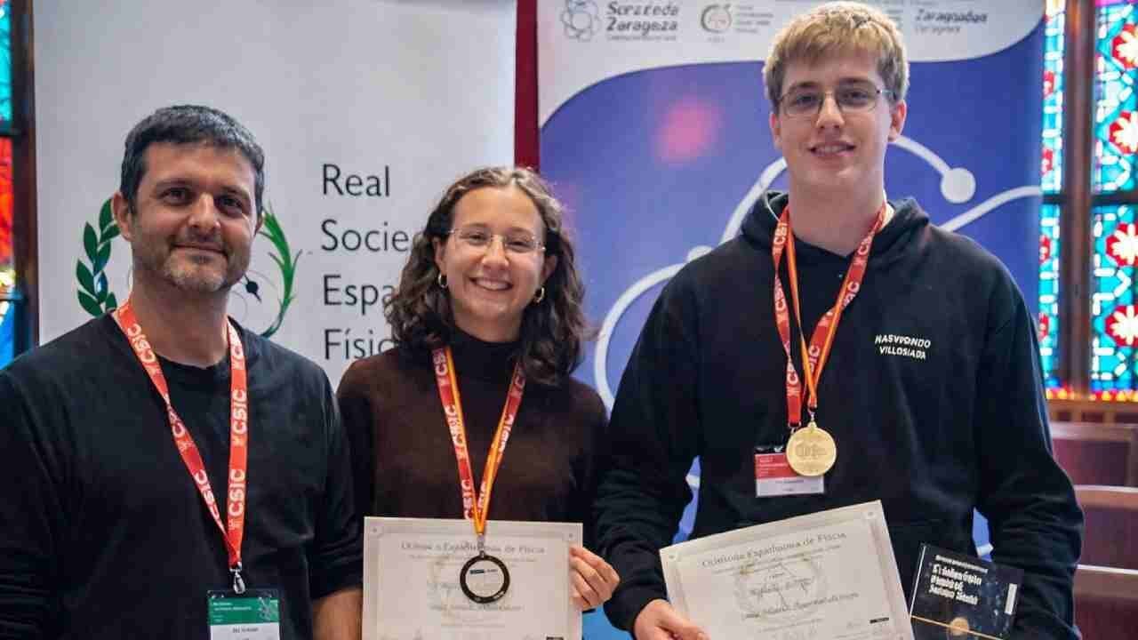 Navarra celebra un oro histórico en la Olimpiada Nacional de Física y suma también un bronce con dos alumnos brillantes