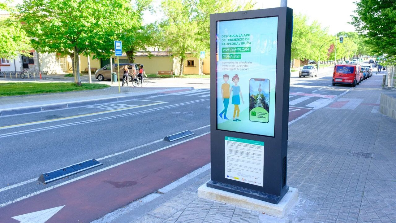 La nueva herramienta digital de Pamplona para turistas ya funciona en siete zonas de la ciudad