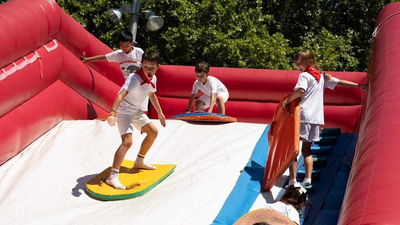 Zonas de juego gratuitas y toro de agua: así disfrutarán los niños de San Fermín
