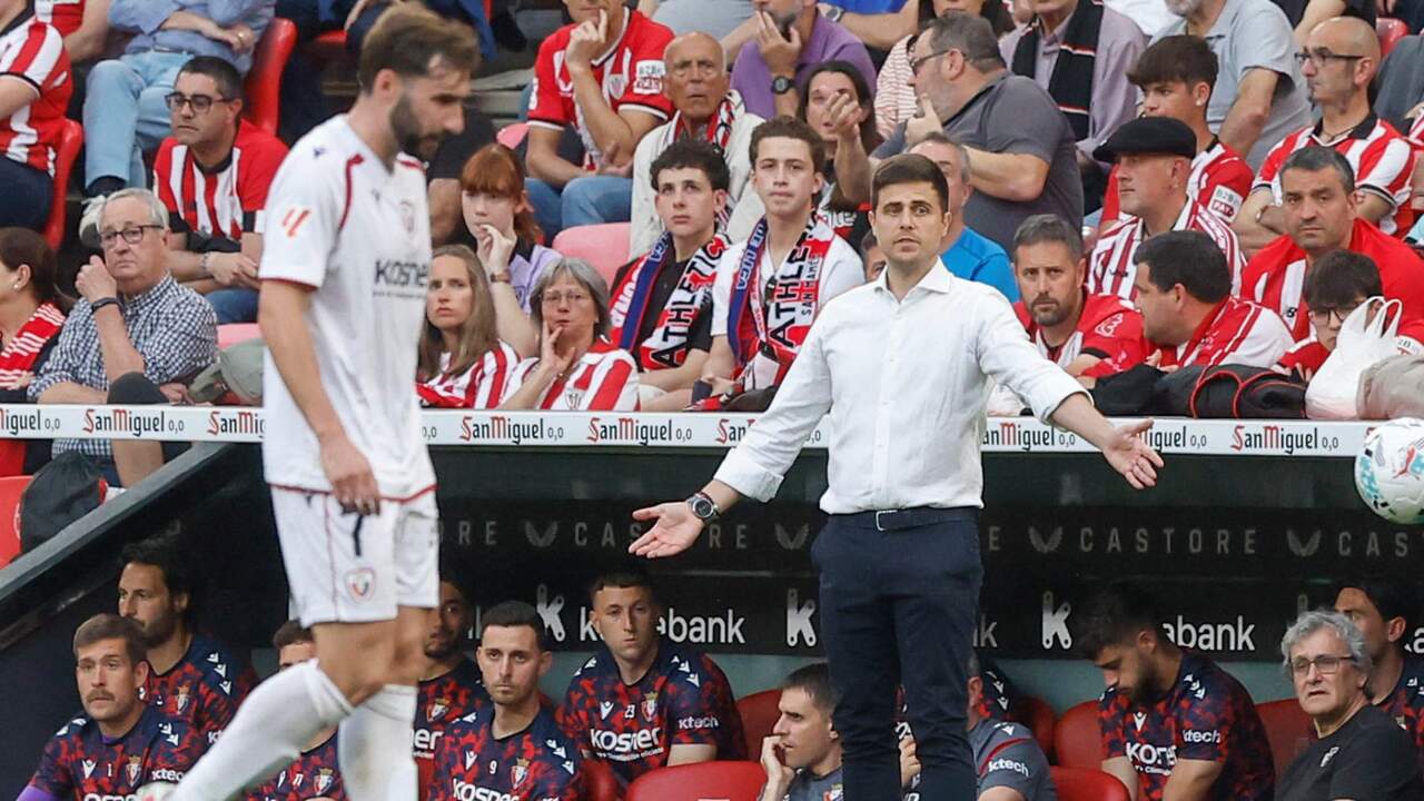 El 'otro' partido de Alessio Lisci tras la derrota de Osasuna ante el Athletic en San Mamés