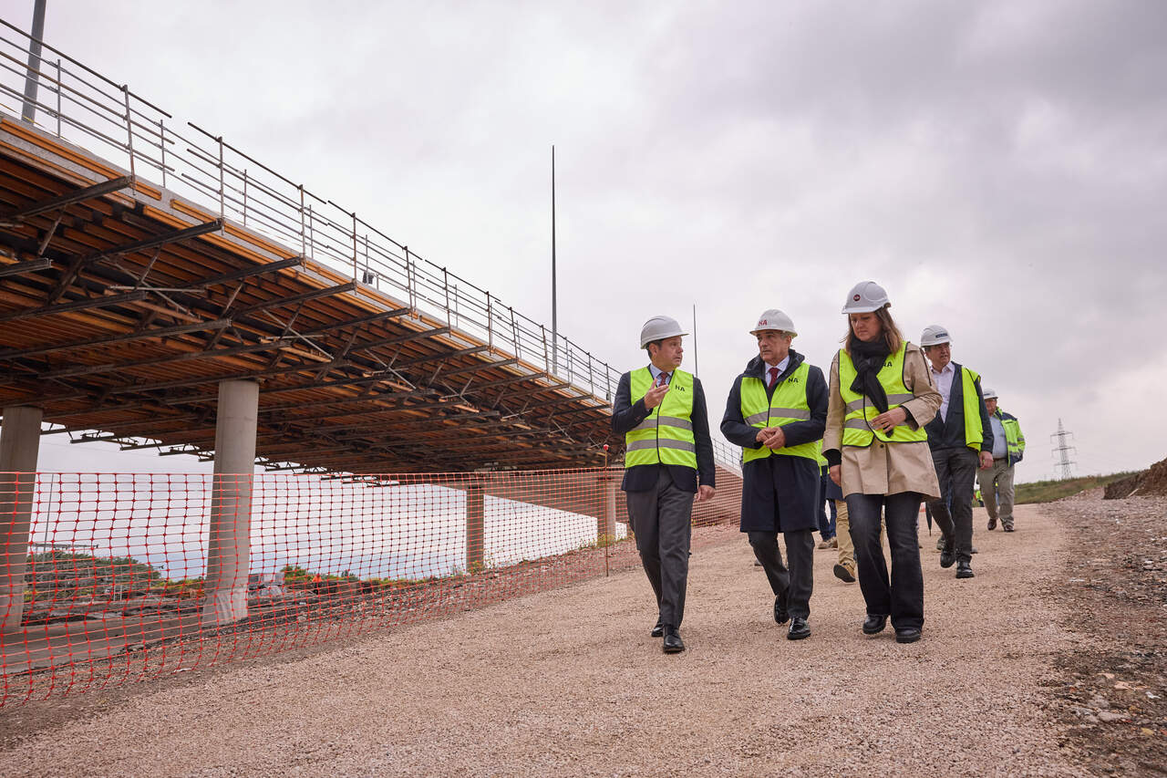 El paso adelante de una obra millonaria en Navarra que acelera una conexión ferroviaria entre dos polígonos