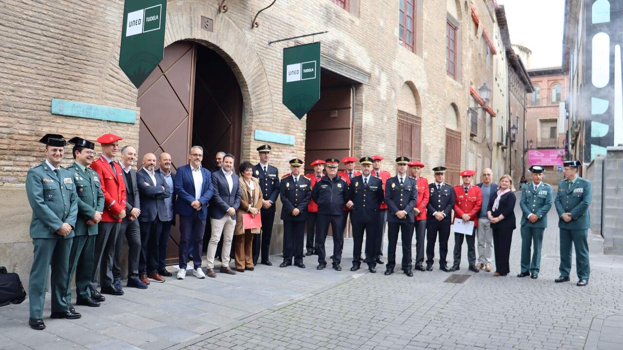 El congreso que ha convertido a Tudela en punto de encuentro de policías, juristas y expertos en seguridad