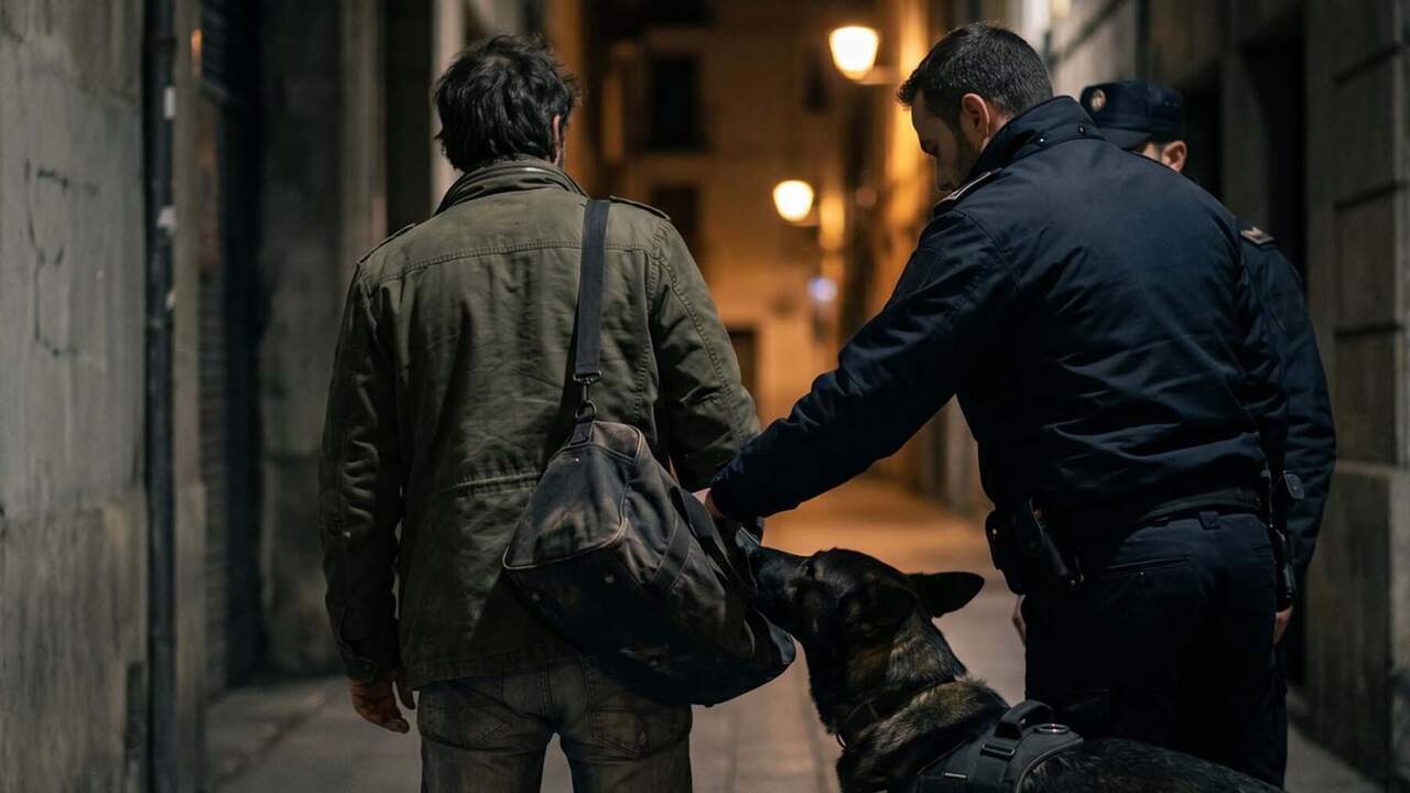 Un control en Pamplona destapa droga alucinógena en un bolso: puede ir cinco años a la cárcel por 10 gramos