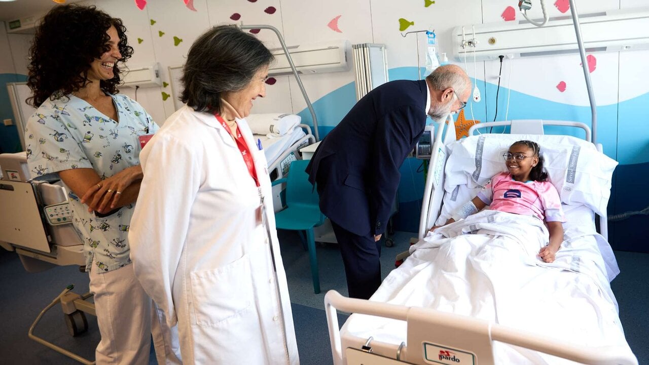 La planta infantil, inspirada en el fondo marino, que estrena el Hospital Universitario de Navarra