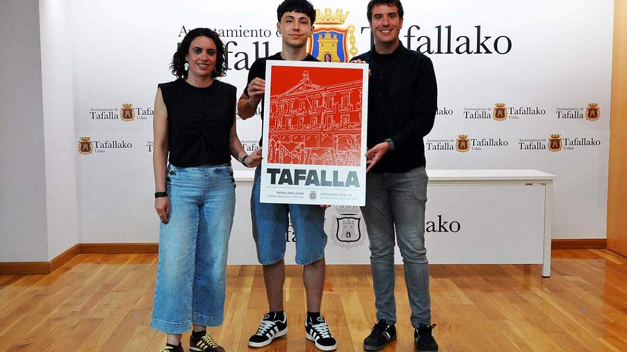 Un vecino de Tafalla vuelve a ganar el concurso y su cartel anunciará las fiestas de 2026