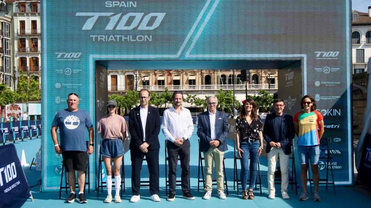 Las estrellas mundiales del triathlon se dan cita en Pamplona en una prueba que paralizará el centro