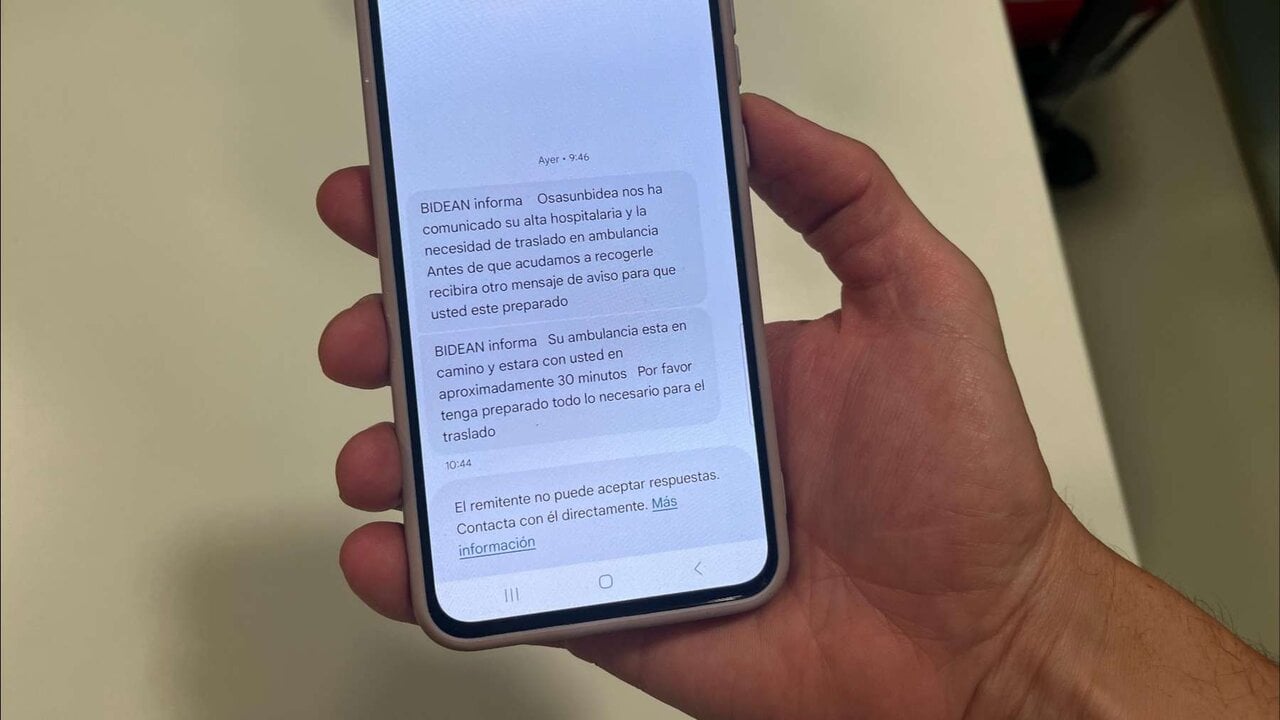 El mensaje que recibirán desde ahora algunos pacientes en Navarra antes de salir del hospital