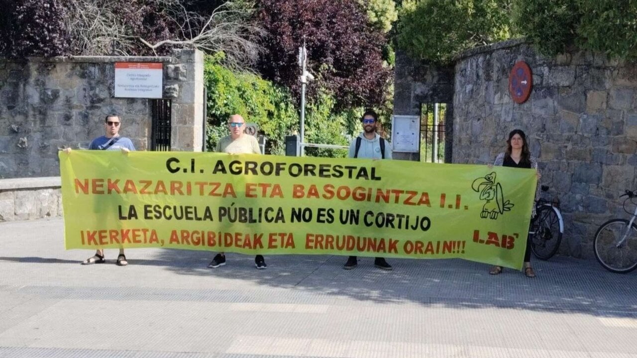 El 60% del profesorado del CI Agroforestal de Pamplona 