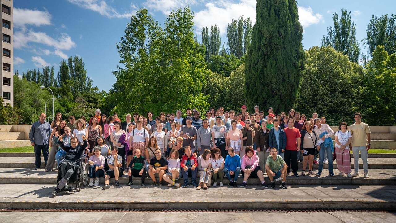 Más de cien personas se suman en Pamplona a un proyecto que promueve la participación de personas con discapacidad