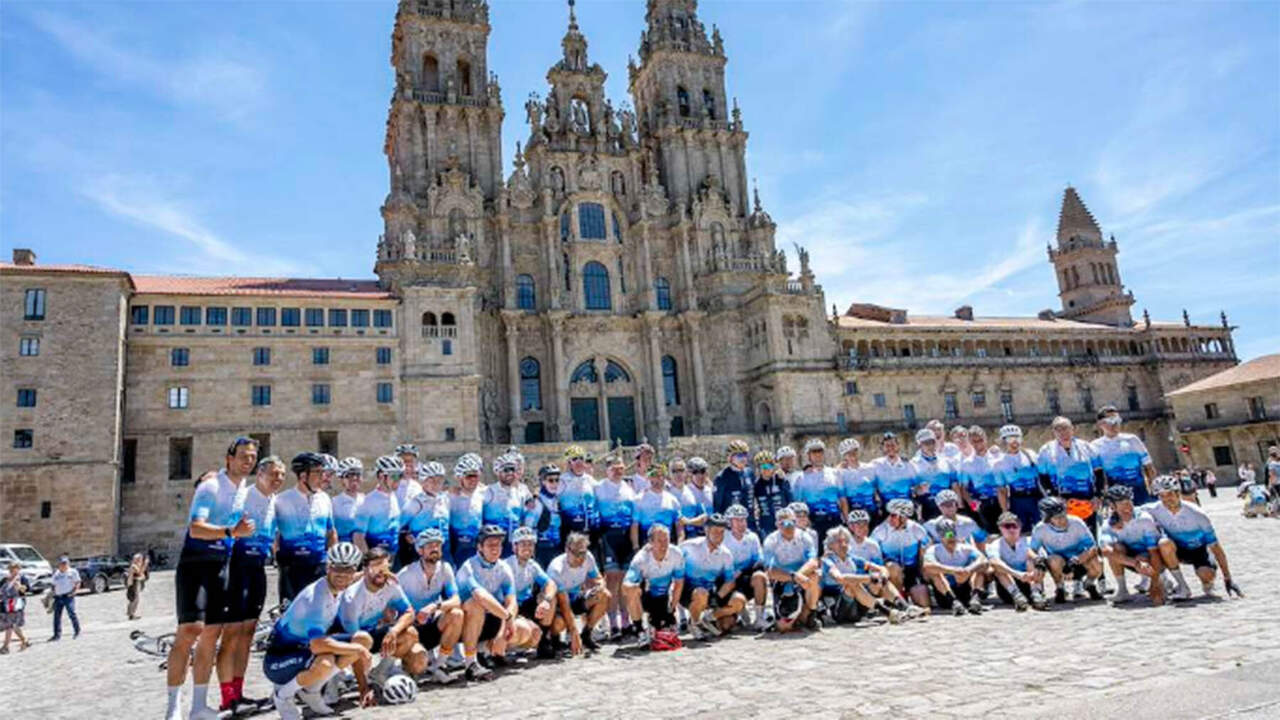 La ruta en bici del navarro Antonio Catalán por una promesa familiar: ya son 36 años sin fallar hasta Santiago