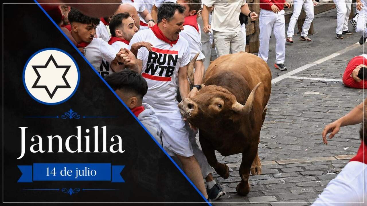 Encierro de San Fermín del 14 de julio: los toros de Jandilla, cada vez más veloces y menos peligrosos