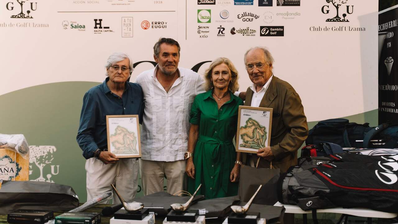El primer campo de golf de Navarra cumple 60 años con un torneo y la reunión de varias generaciones de jugadores