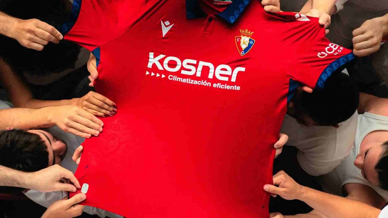 Osasuna recupera un símbolo histórico de Pamplona para su nueva camiseta de la temporada 2026/27