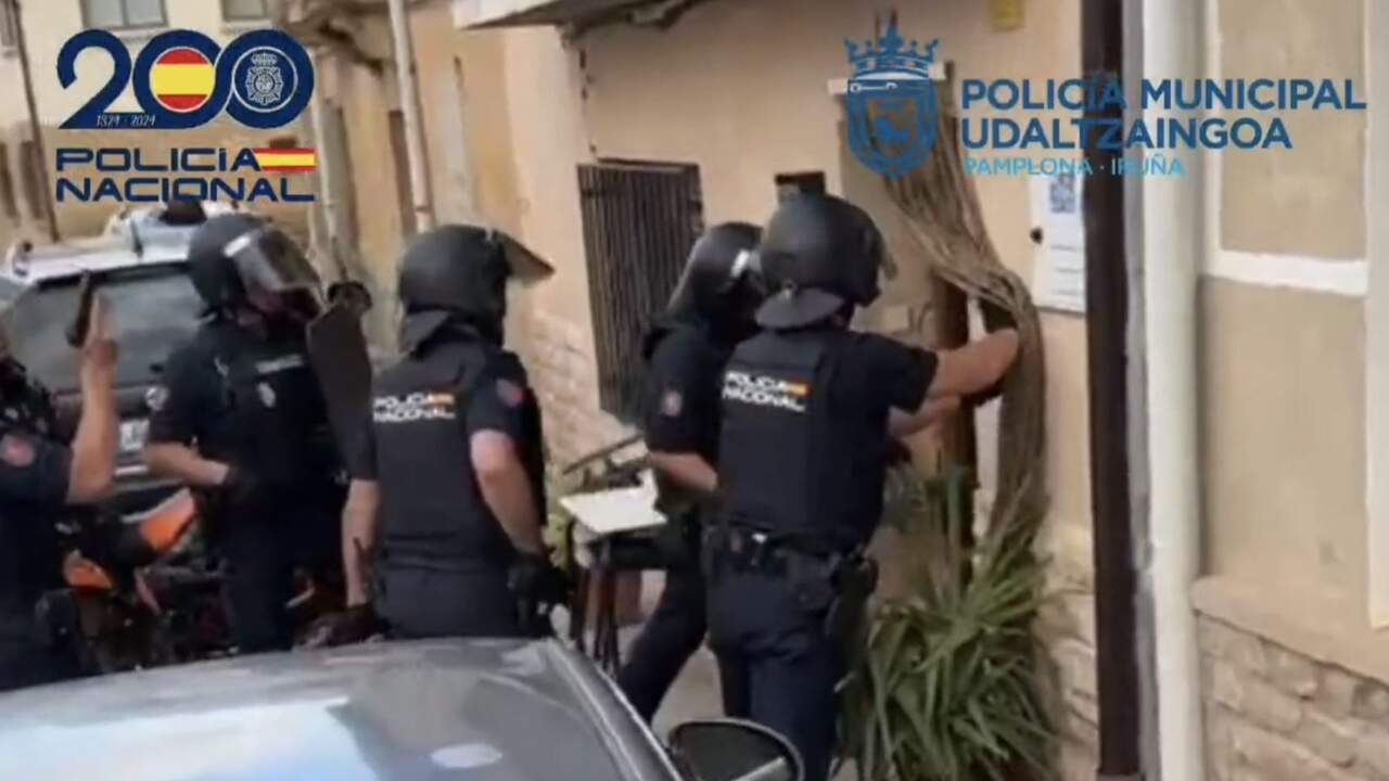 Una gran operación policial en Navarra deja 37 detenidos y una gran incautación de droga antes de San Fermín