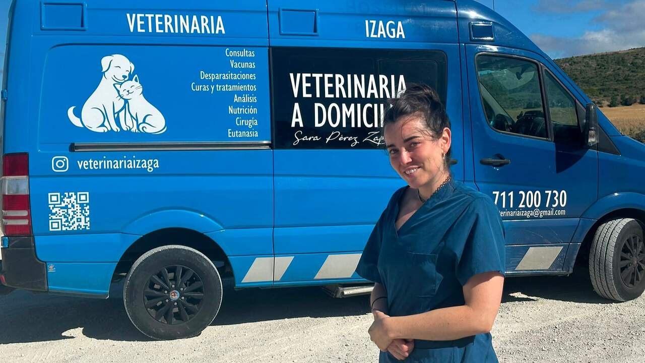 Sara Pérez de Veterinaria Izaga. IRANZU LARRASOAÑA