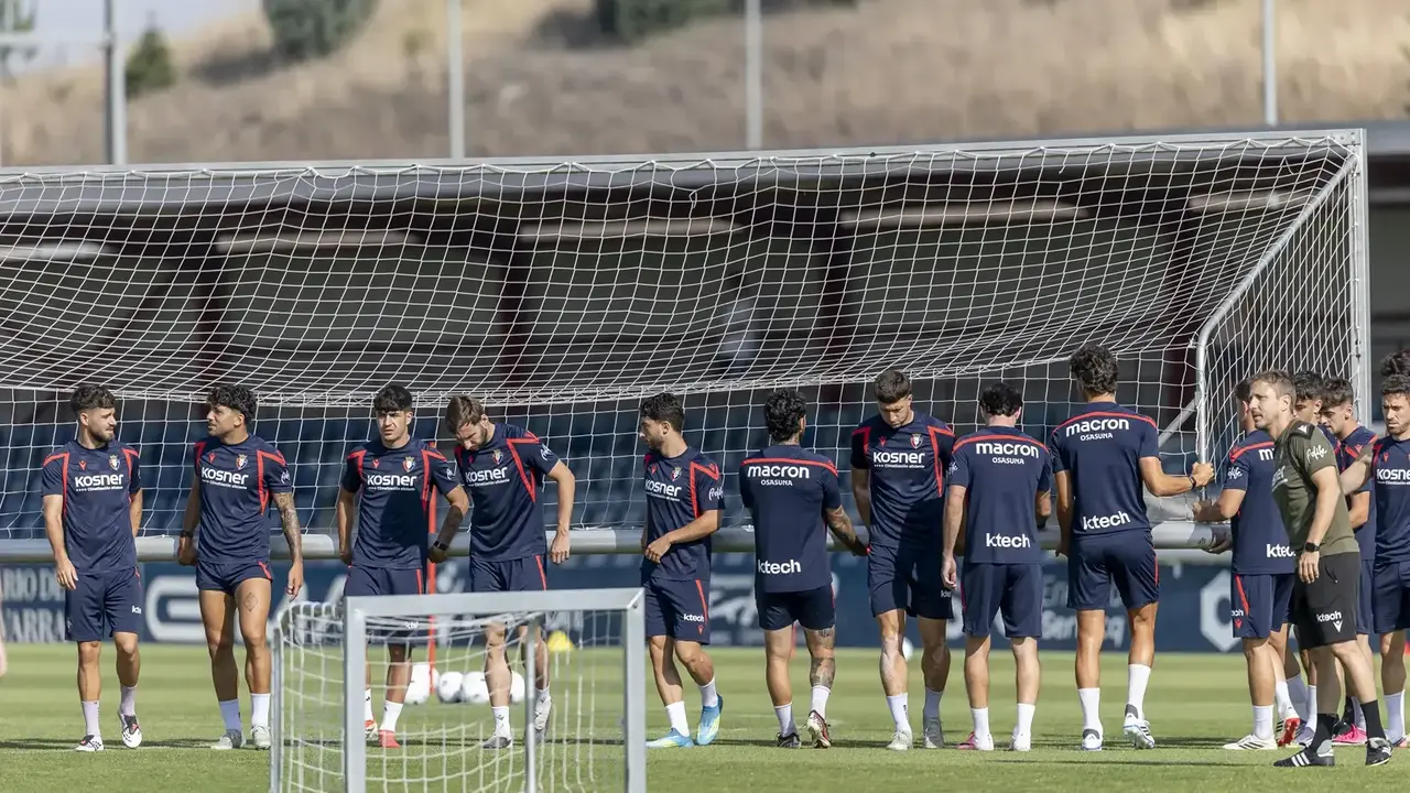 Así será la semana de Osasuna antes de su primer amistoso: entrenamientos, doble sesión y fútbol en Mendigorría