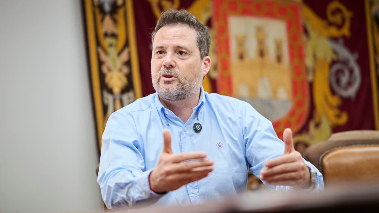 Alejandro Toquero, alcalde de Tudela. PABLO LASAOSA