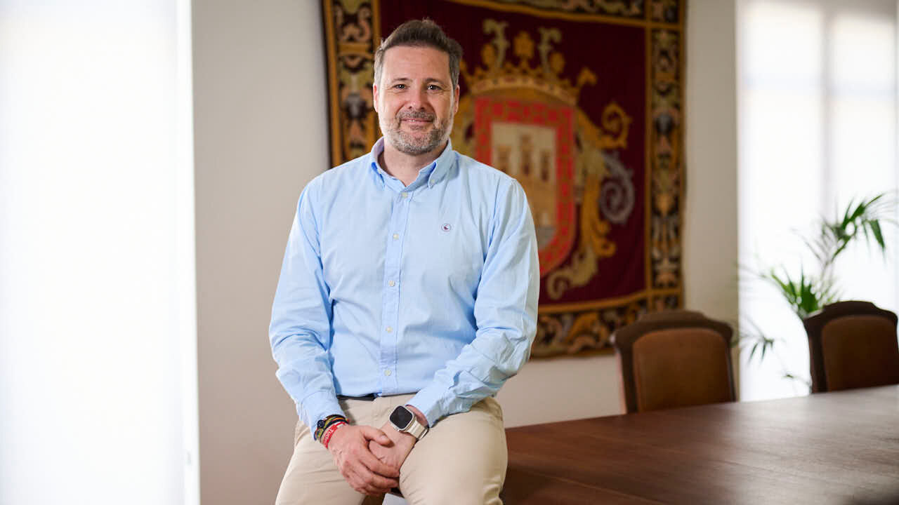 Alejandro Toquero, alcalde de Tudela. PABLO LASAOSA