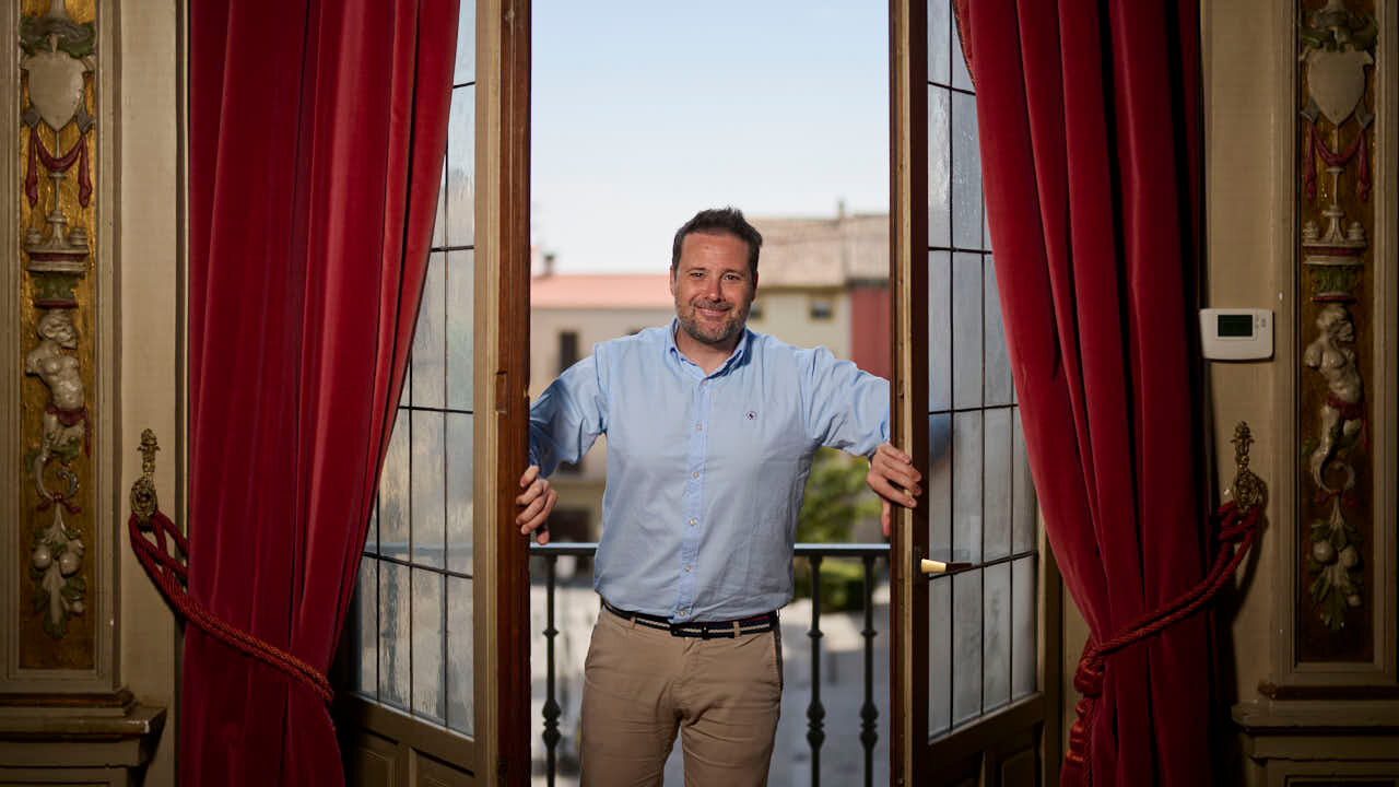 Alejandro Toquero, alcalde de Tudela. PABLO LASAOSA
