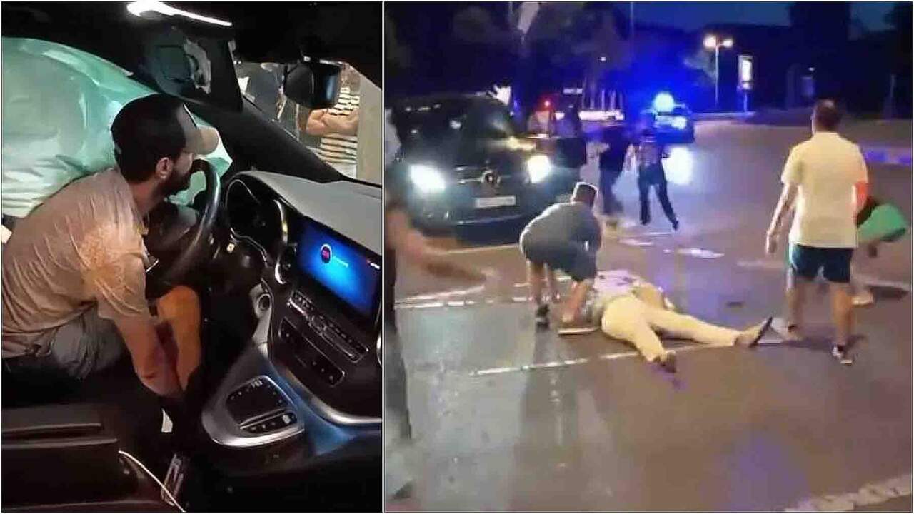 VÍDEO | El momento del terrible atropello a dos mujeres en Pamplona con una furgoneta robada