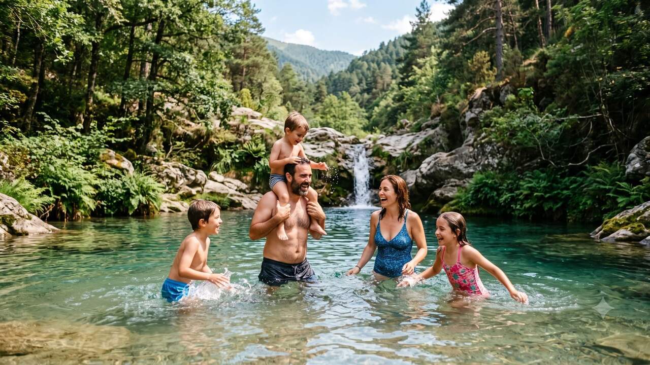 La espectacular ruta de montaña a media hora de Pamplona con pozas donde combatir el calor con un baño