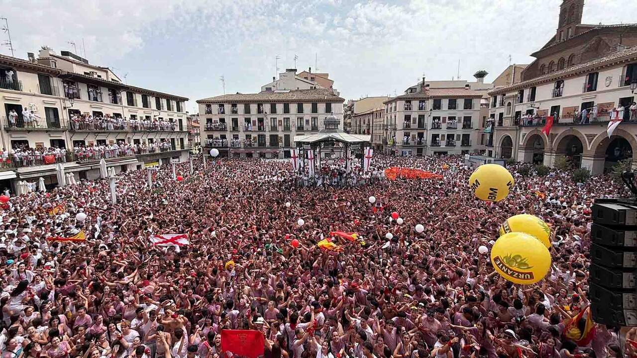 VÍDEO | Tudela inicia sus fiestas al grito de 