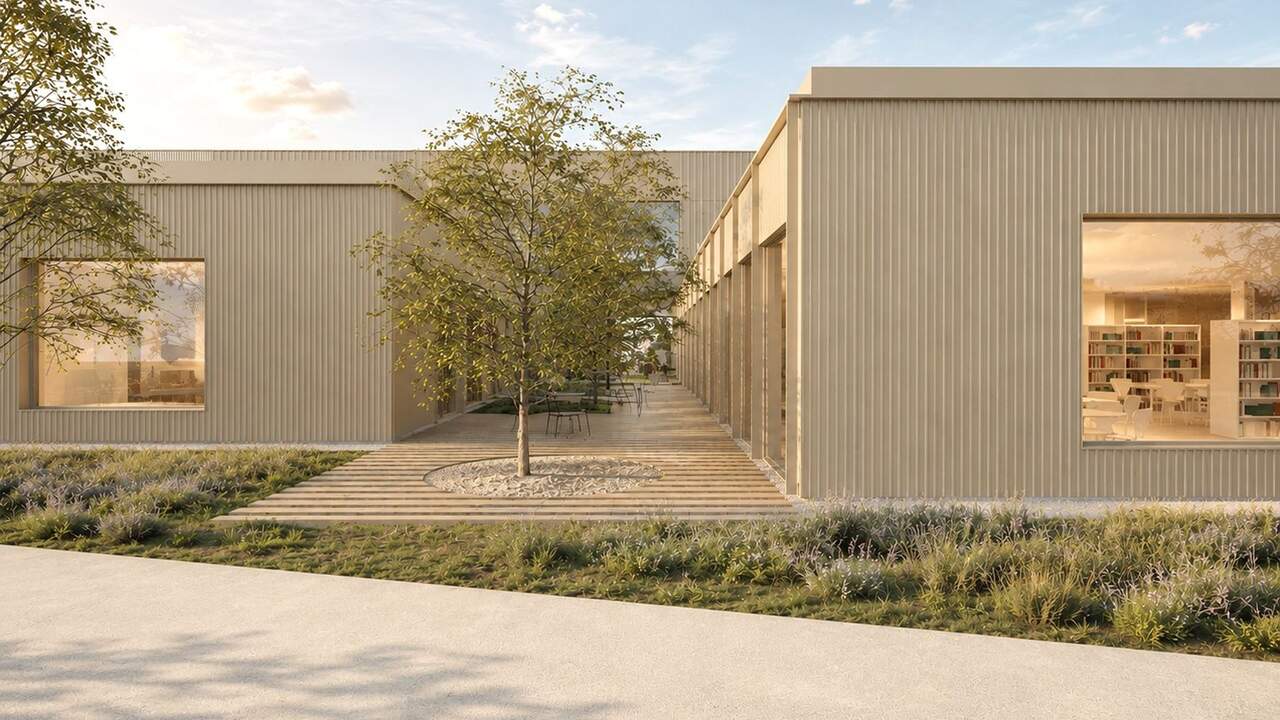 Así será la nueva Casa de Cultura de Sarriguren: auditorio, cine, biblioteca, ludoteca y salas para todas las edades