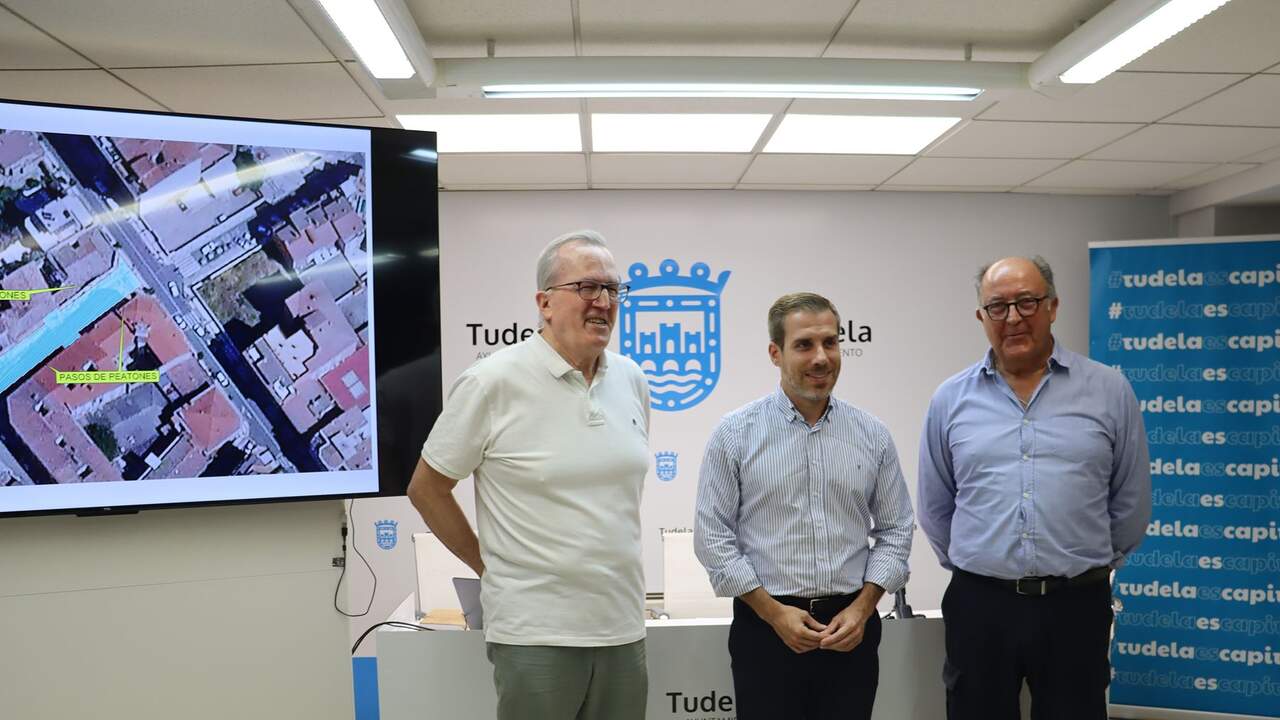 Tudela inicia una obra de seis meses en una calle para eliminar su desnivel con un nuevo ascensor urbano