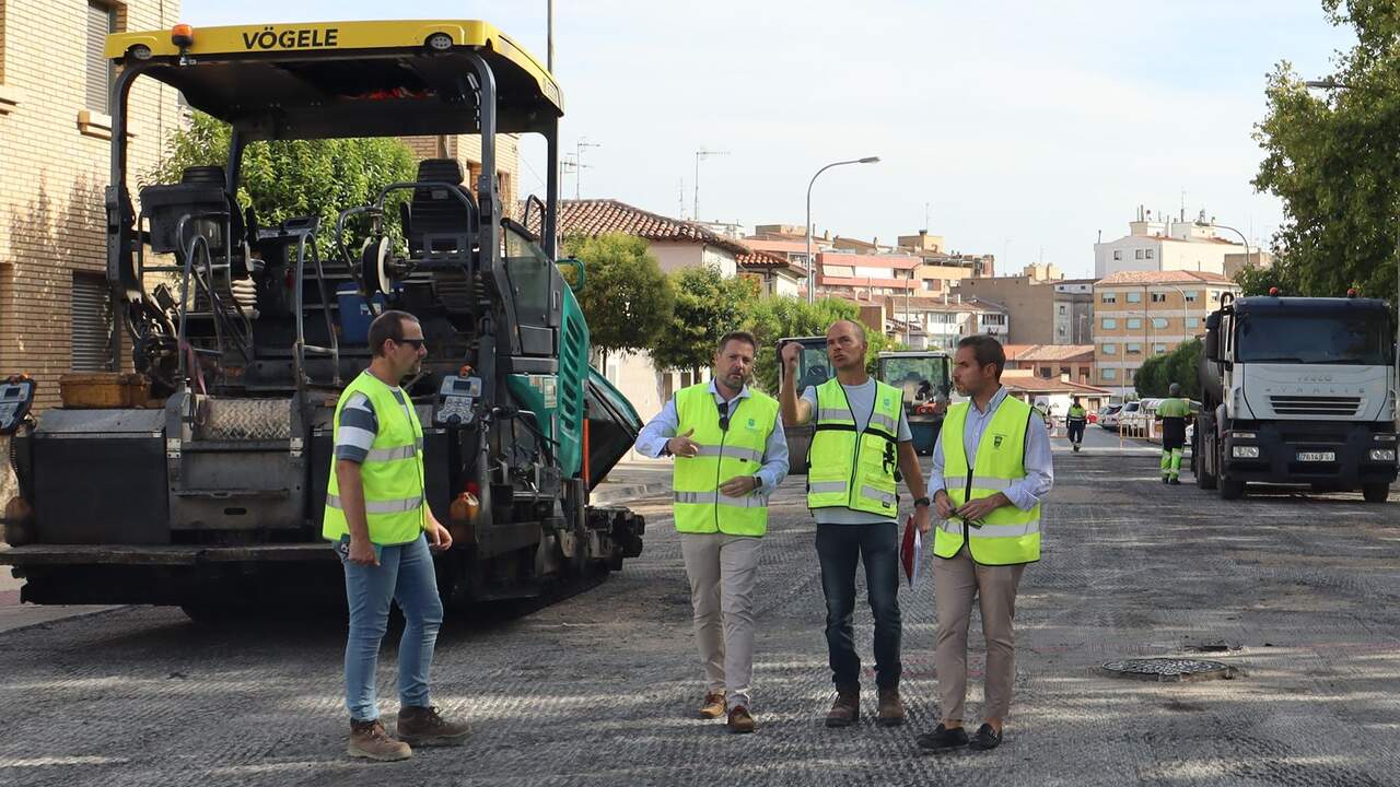 Tudela acelera su plan de asfaltado: estas son las calles que estrenarán pavimento en septiembre