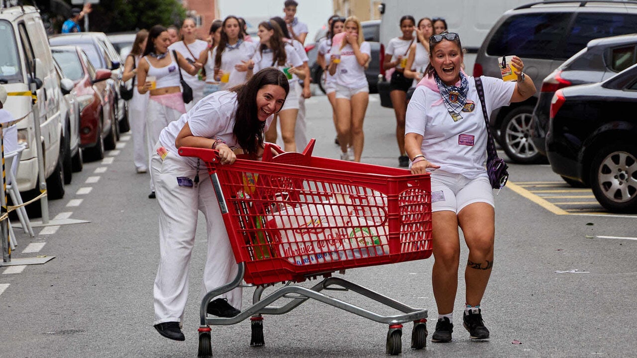 Chupinazo de inicio de las Fiestas de Berriozar 2026. NAVARRA.COM