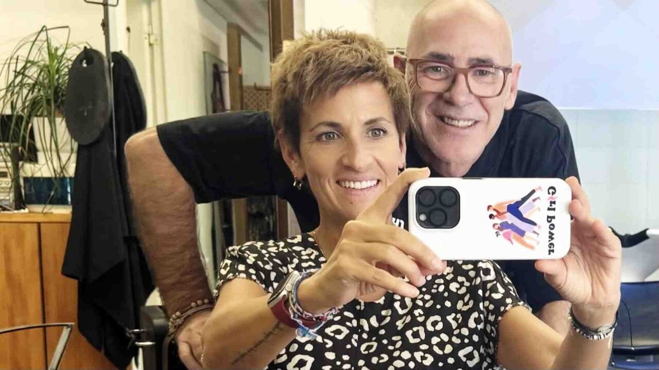 María Chivite muestra su nuevo corte de pelo en redes sociales.