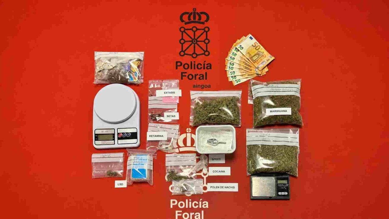 Prisión para una mujer tras desmantelar un activo punto de venta de droga en un piso de Berriozar