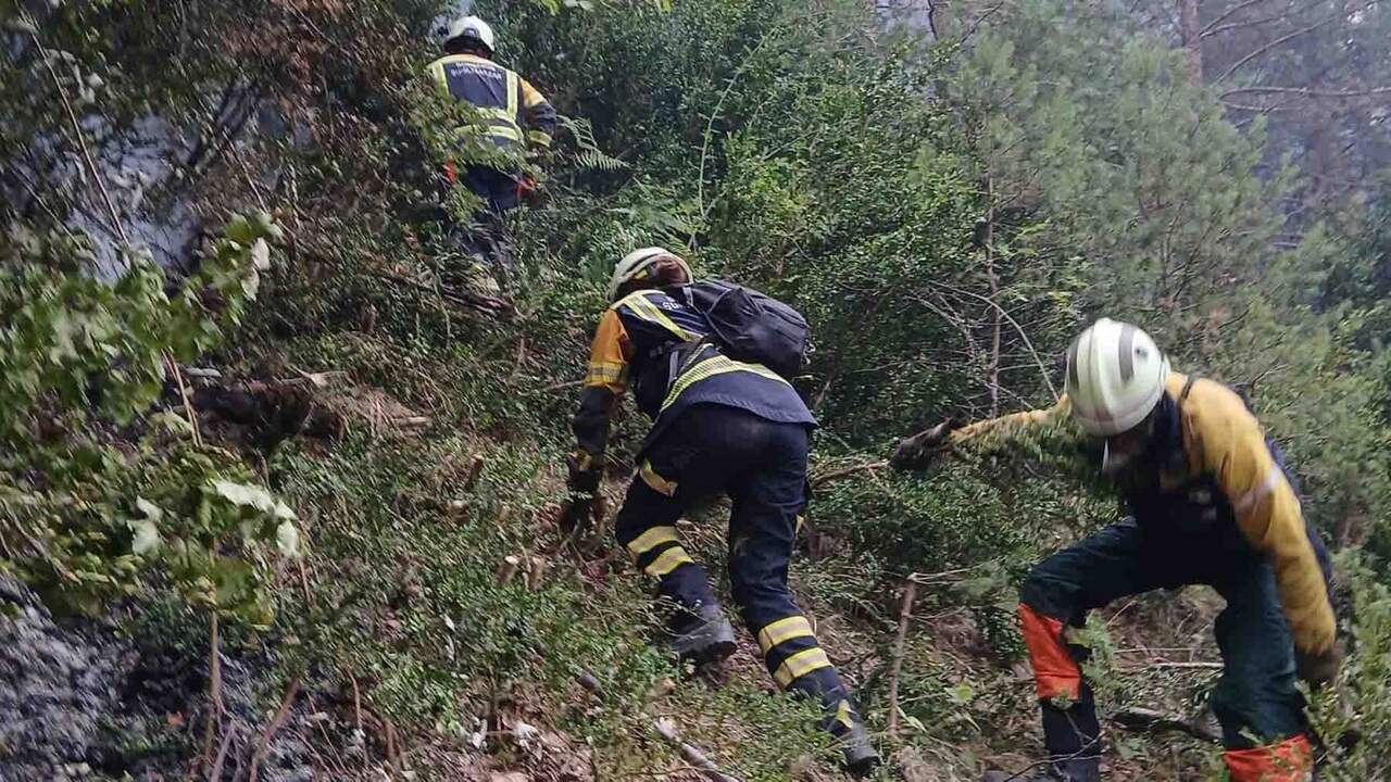 Lleva más de dos semanas ardiendo: el incendio en Navarra que vuelve a movilizar cuatro medios aéreos