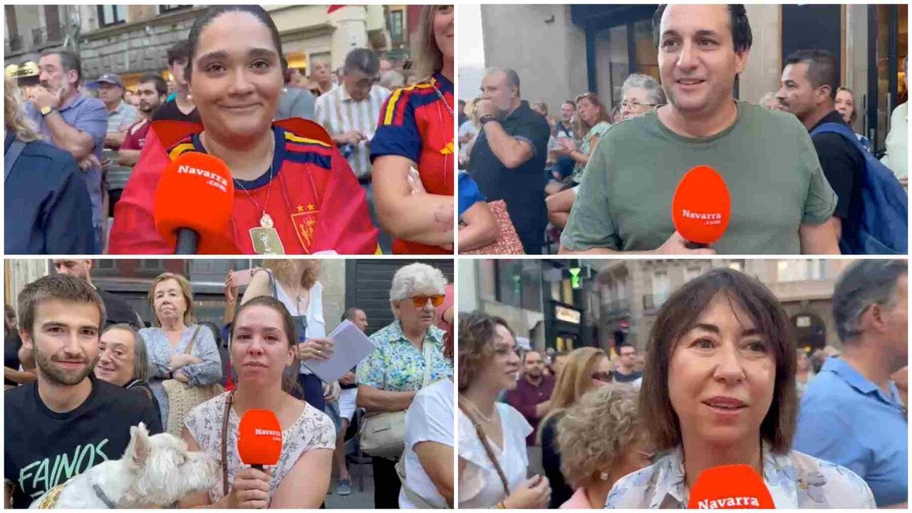 Participantes en la concentraci&oacute;n en defensa de Ceuta.