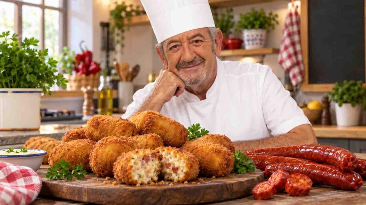 El secreto de Karlos Arguiñano para transformar las croquetas con un ingrediente navarro que aporta cremosidad y mucho sabor