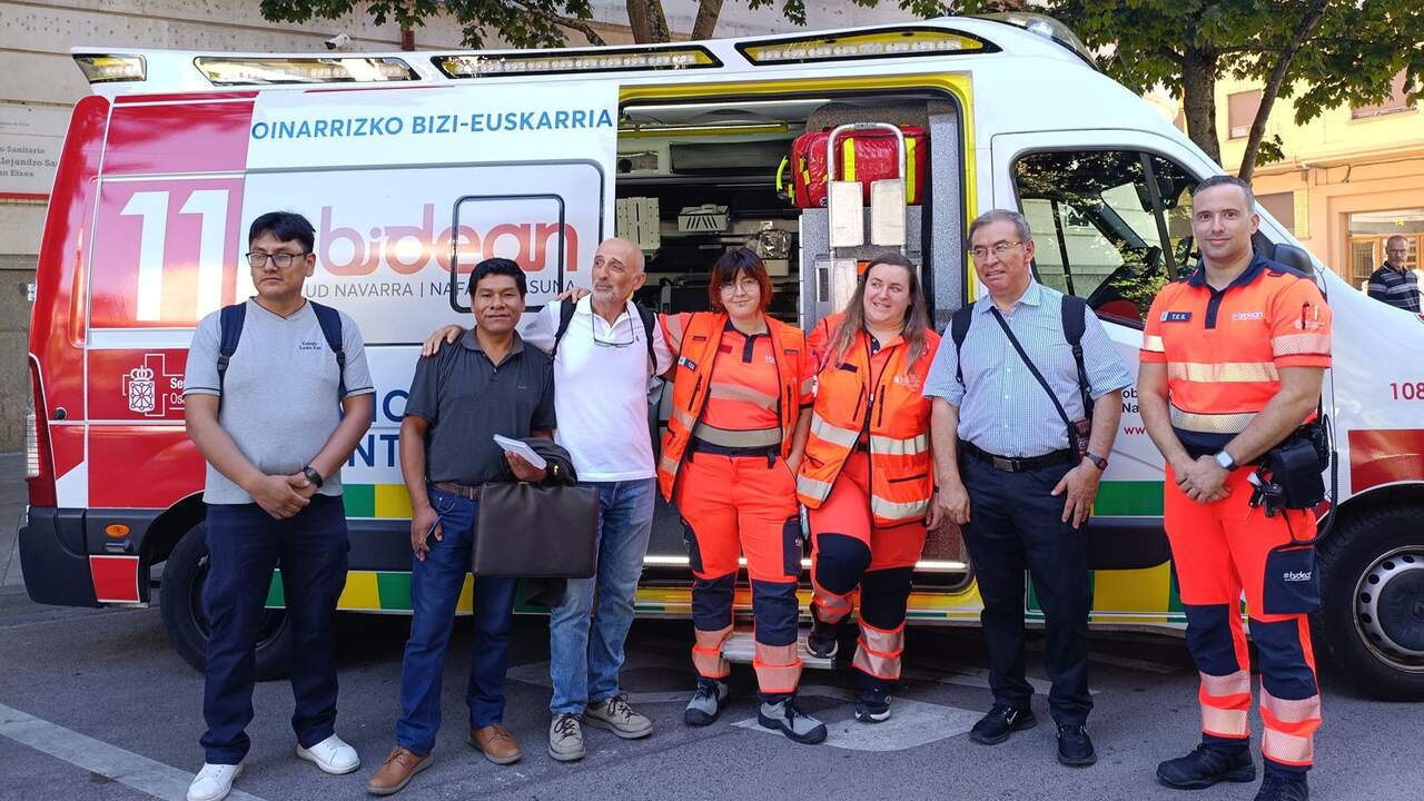 Una delegación de Bolivia visita Navarra para conocer su sistema de emergencias y un proyecto contra la violencia juvenil