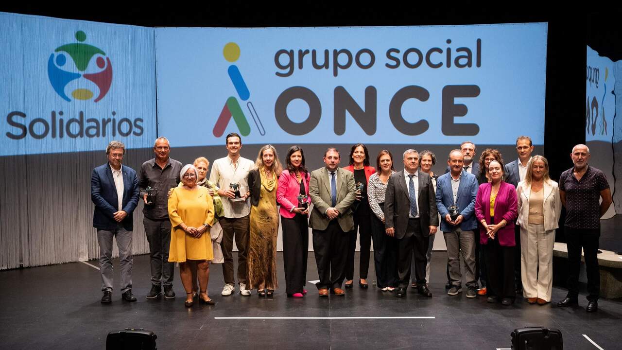 La ONCE reconoce en Pamplona a cinco nombres propios de Navarra por su trabajo para construir una sociedad más inclusiva
