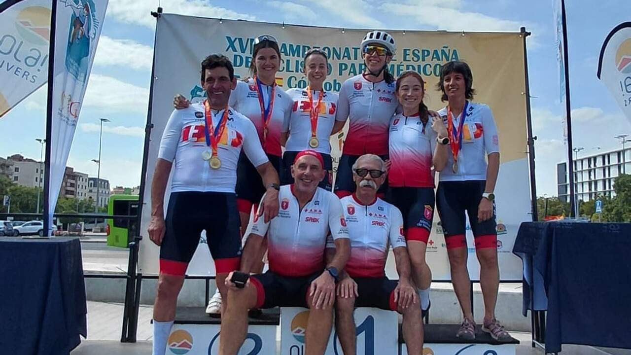 Los médicos de Navarra brillan sobre la bicicleta: cuatro medallas en el Campeonato de España celebrado en Córdoba