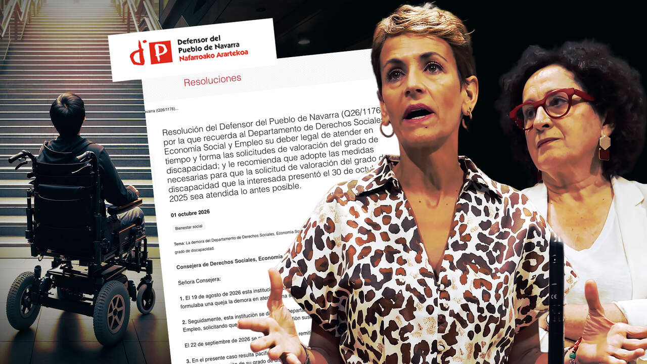 El Gobierno de Chivite abandona a una persona con discapacidad: casi un año esperando una valoración oficial