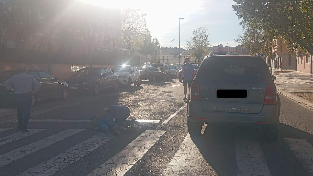 Atropellado un hombre en Tudela cuando cruzaba con su perro: el sol pudo deslumbrar al conductor que lo arrolló