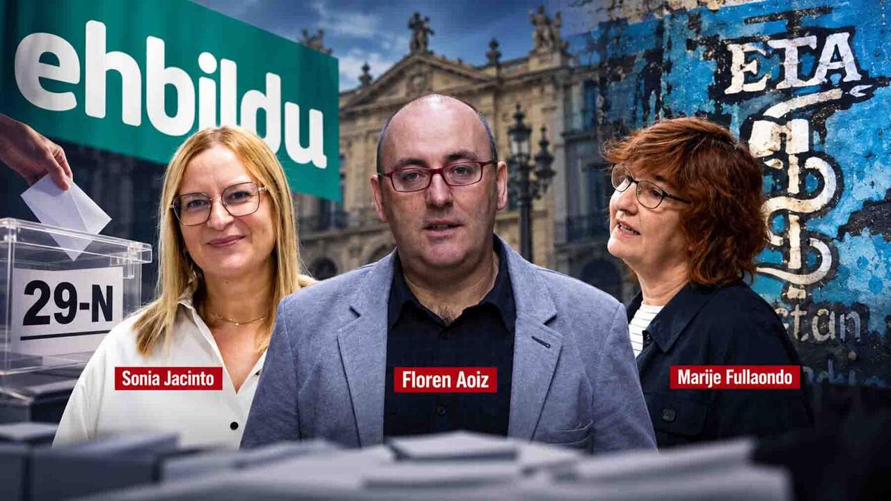 Bildu, el socio más fiel de Sánchez, mete a tres terroristas de ETA en las listas al Congreso y al Senado para el 29-N
