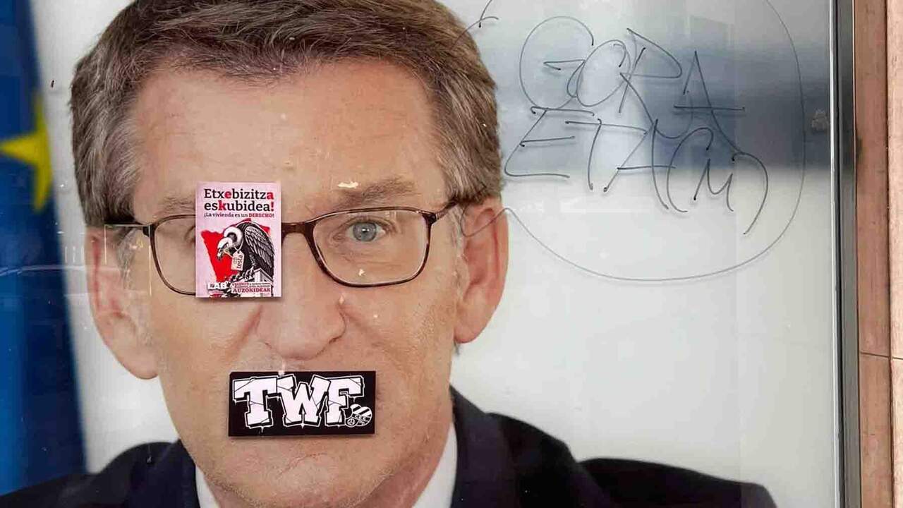 Aparecen pintadas a favor de ETA en la sede del PP de Navarra y Sergio sayas advierte: 