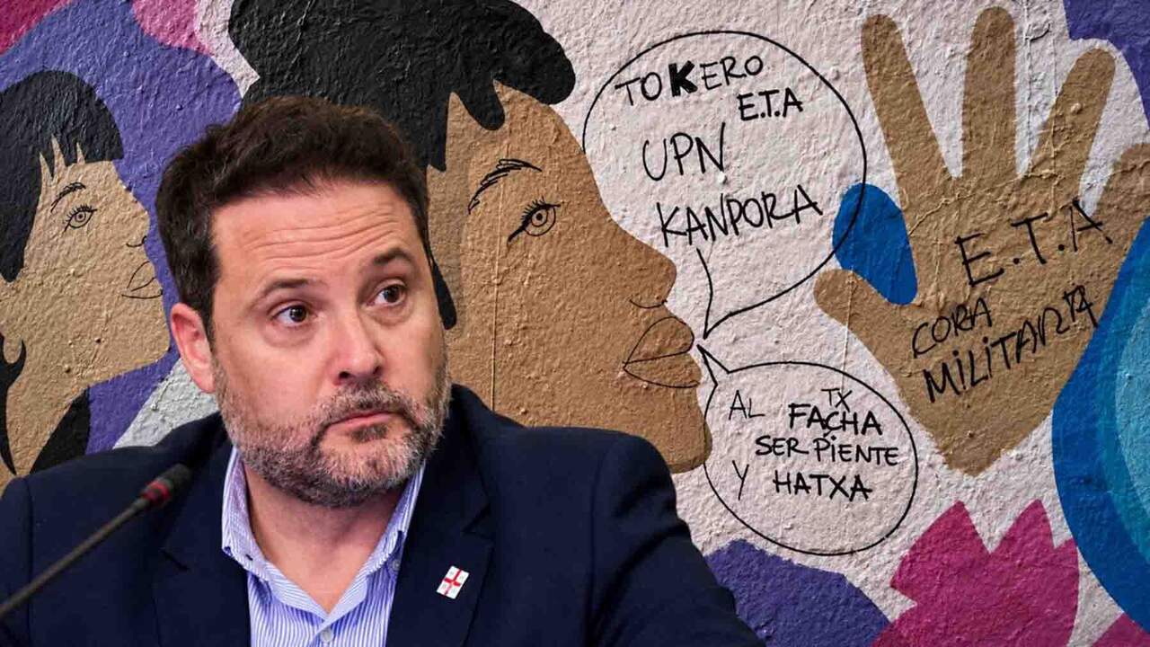 Los abertzales amenazan a Toquero (UPN) con pintadas a favor de ETA en Tudela: 