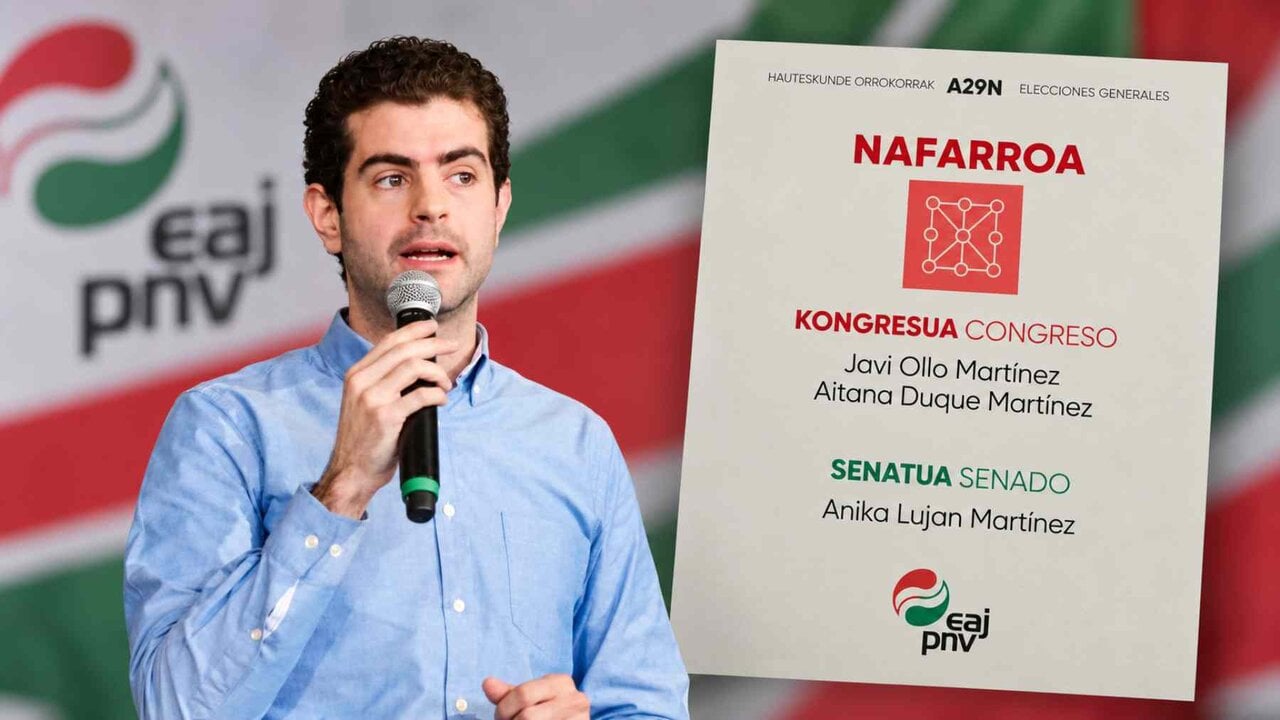 El PNV anuncia su propio candidato al Congreso por Navarra pese a presentarse con Geroa Bai y no encabezar la lista