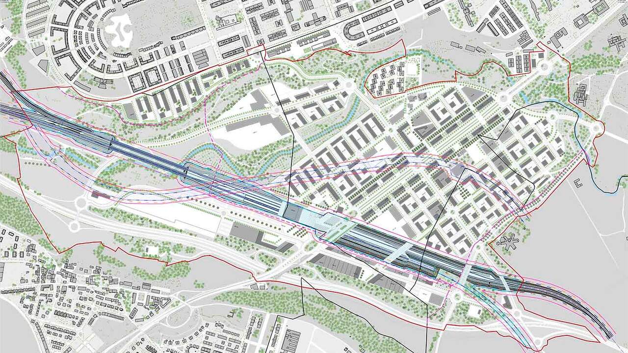 Pamplona ampliará sus límites hacia el oeste para asumir la estación del TAV y la mayor parte del nuevo Echavacoiz